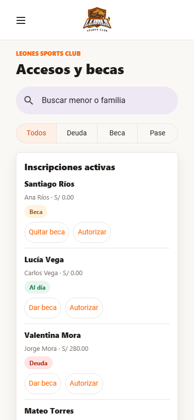 Admin Accesos