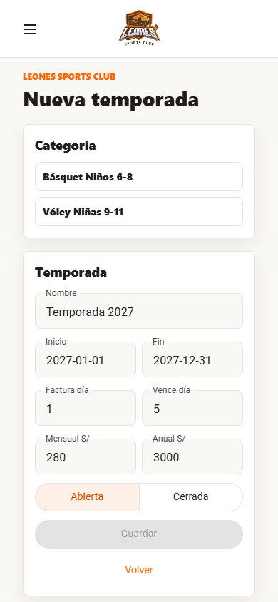 Admin Programas Temporada