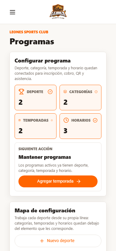 Admin Programas