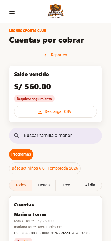 Admin Reportes Cobranza